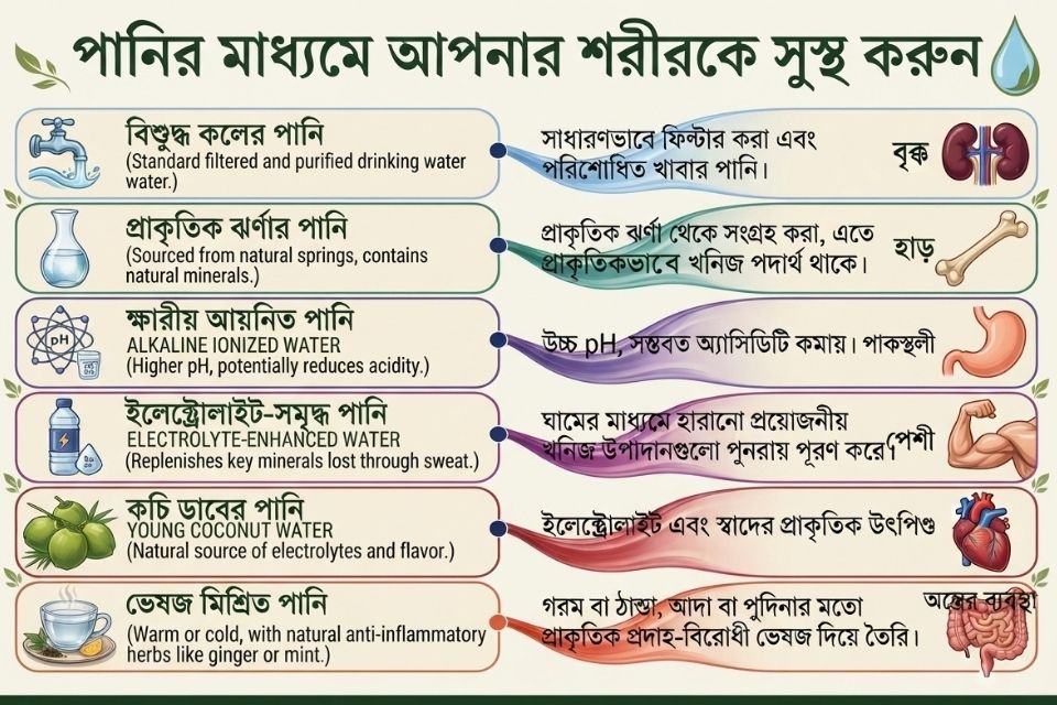 রোগ প্রতিরোধ ক্ষমতা শক্তিশালী করতে পানি অপরিহার্য