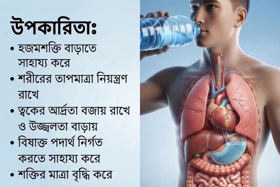 হজম প্রক্রিয়া সক্রিয় রাখতে পানি সহায়ক