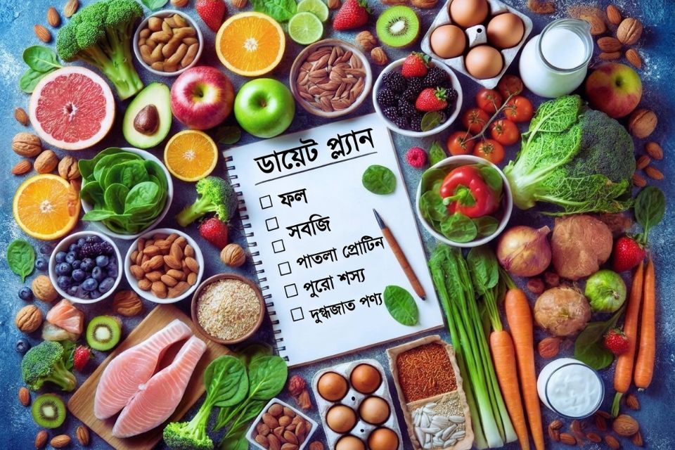 খাদ্যতালিকা ভারসাম্যপূর্ণ করা: সবজি, ফল ও শস্য যুক্ত করুন।