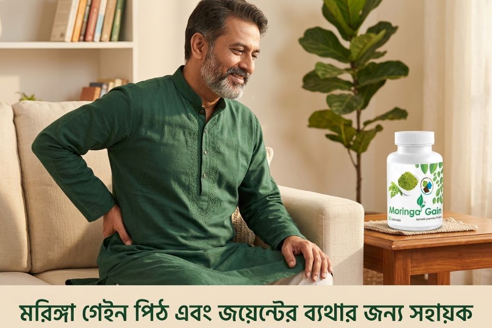 মোরিঙ্গা গেইন, কোমরের ব্যথা ও অস্থিসন্ধিতে সহায়ক