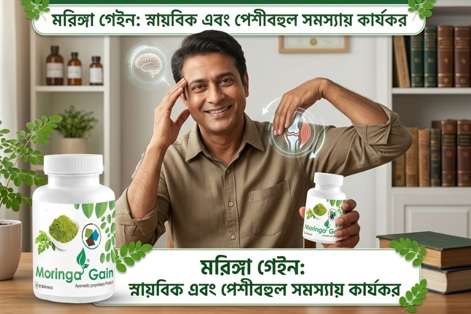 মোরিঙ্গা গেইন, স্নায়বিক অস্থিসন্ধি সমস্যায় কার্যকর
