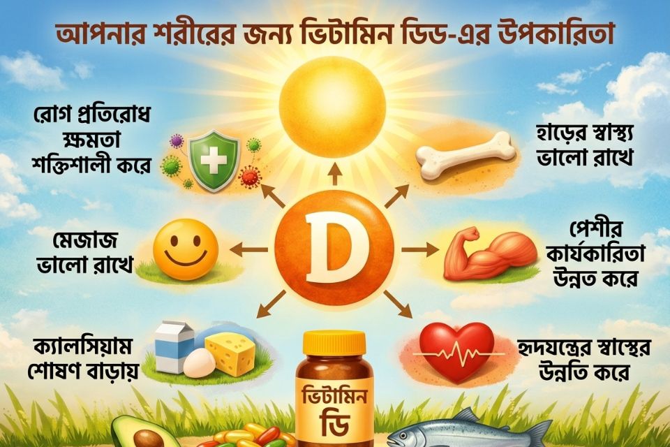 শুধু ভিটামিন ডি নয় – সূর্যের আলো আরও নানা উপকার দেয়